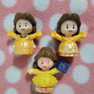 Fisher-Price Little People Princess Belle Set of 3, NEW